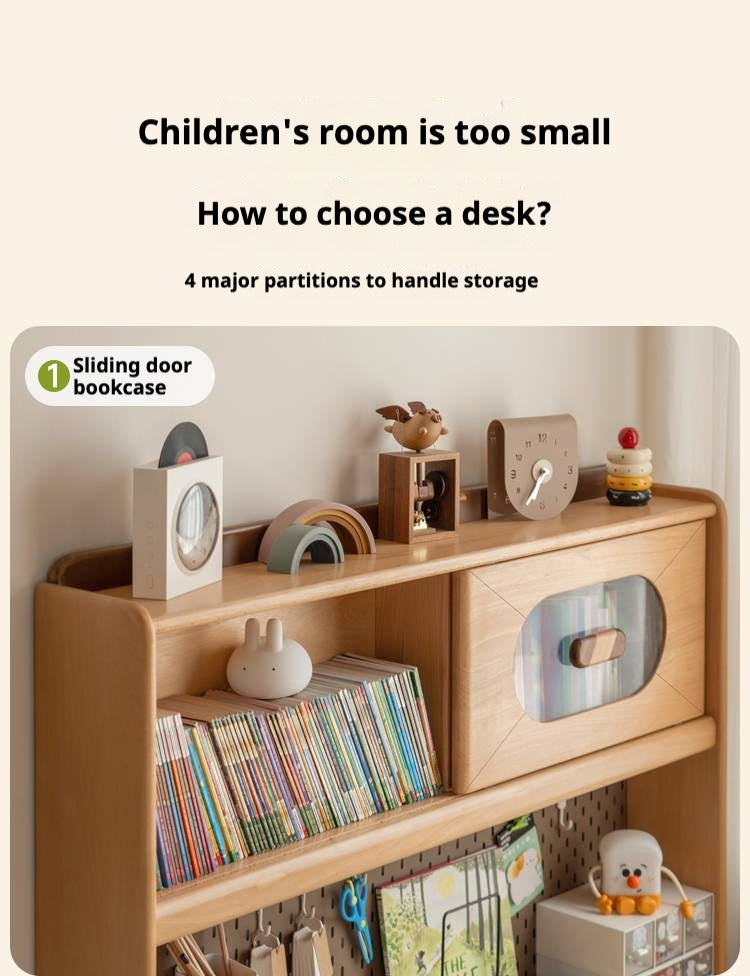 Beech Solid Wood Children's Study Table.