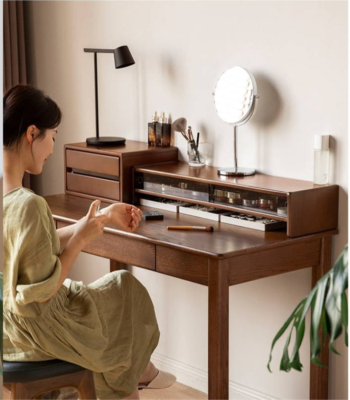 Beech Solid Wood Desktop Storage Rack