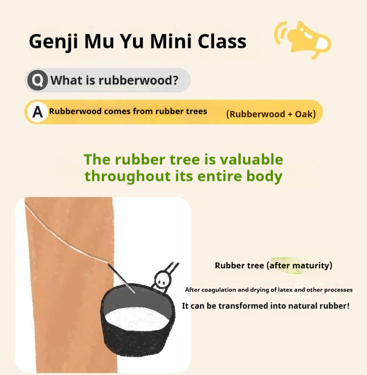 Rubberwood Solid Wood Children's Bunk Bed