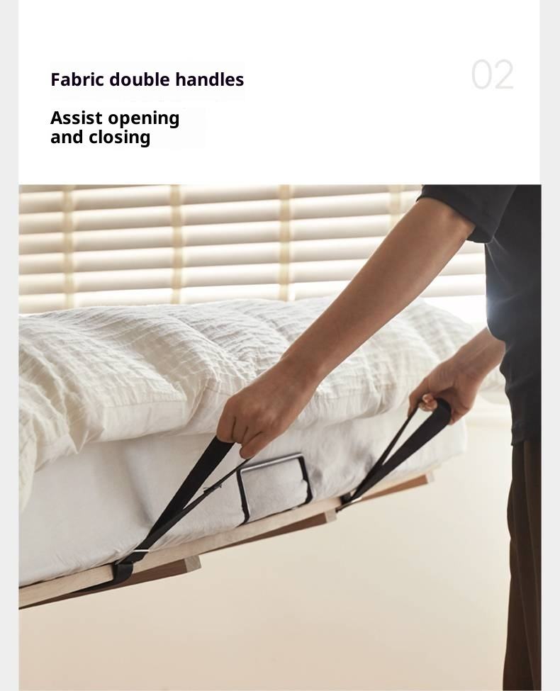 Cherry Solid Wood Box Bed Vintage Style