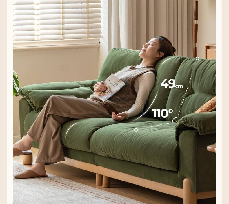 Beech Solid Wood cat scratching cloth sofa