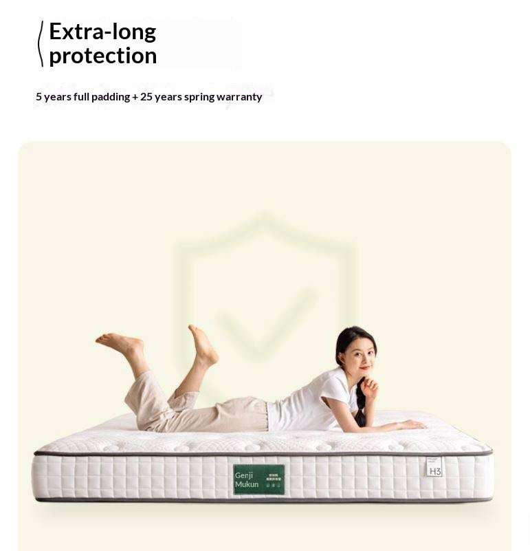 Natural Coconut Palm Hard Mattress with Latex and Simmons Spring