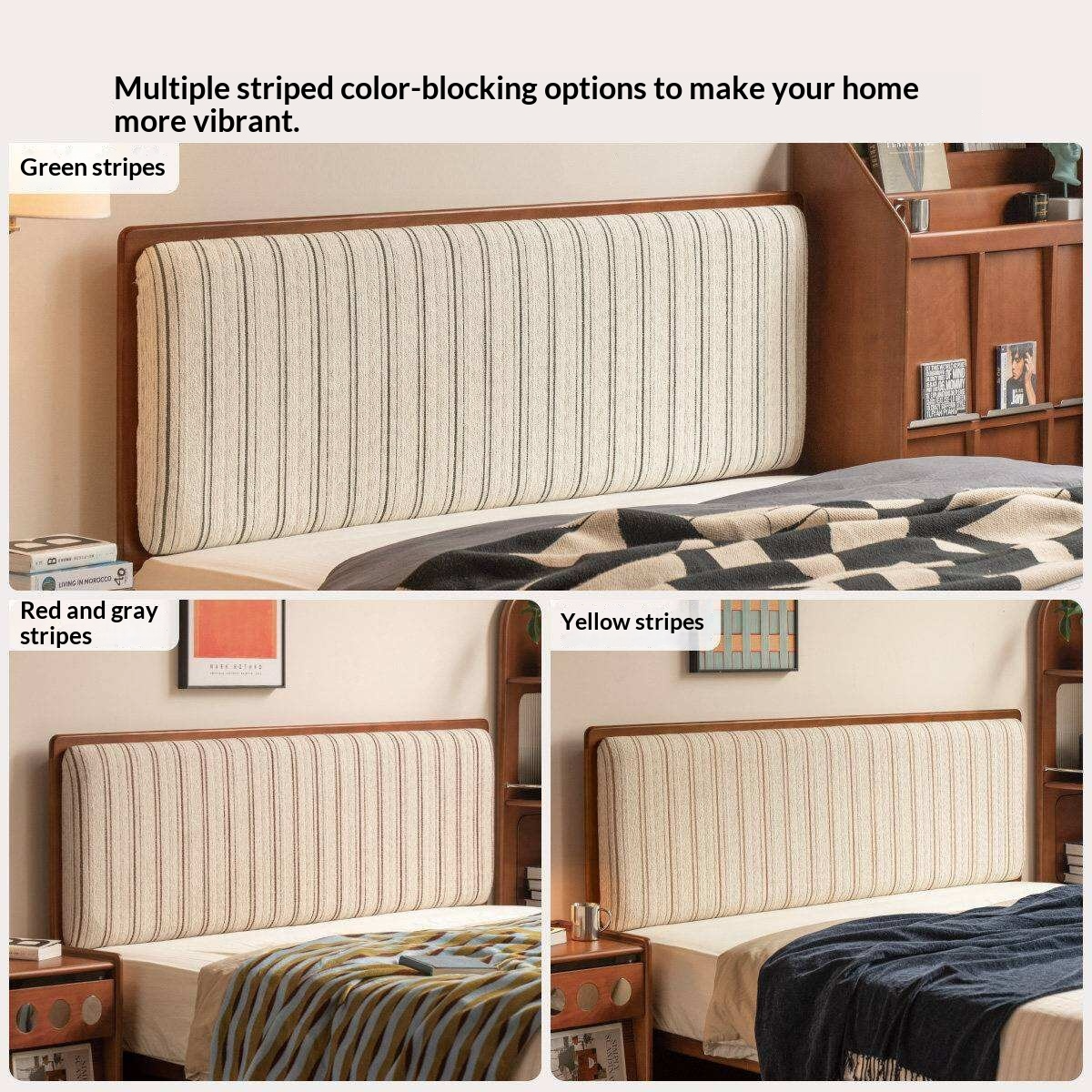 Poplar Solid Wood Channel Tufted Platform Bed with Gas Lift Storage