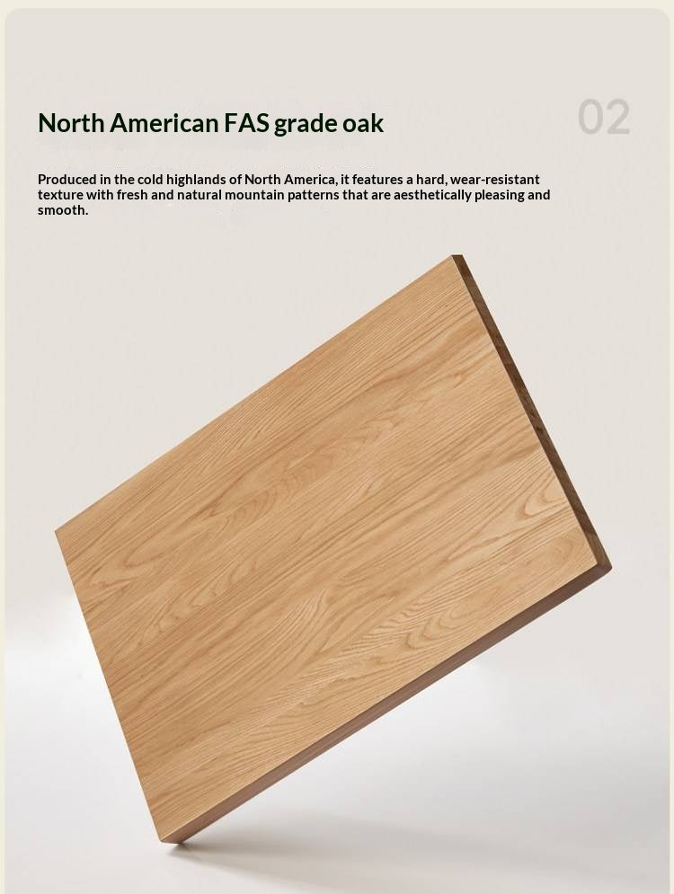 Oak Solid Wood Wardrobe French Retro Style