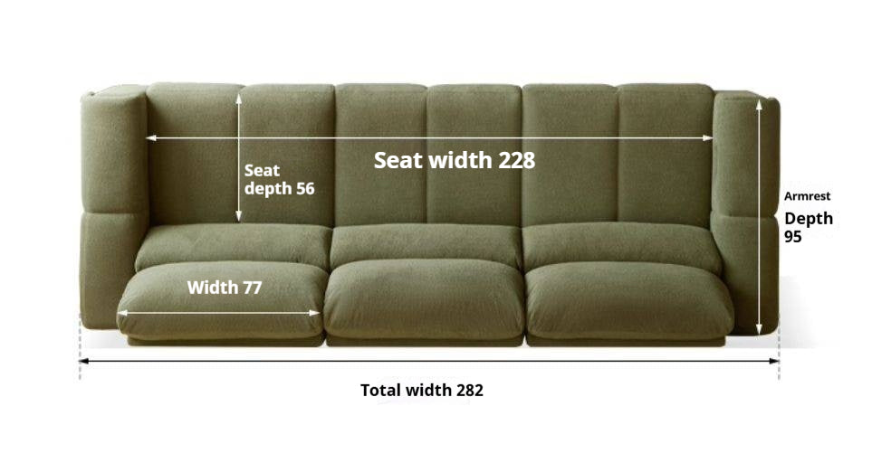 Fabric Electric-Retractable Sofa