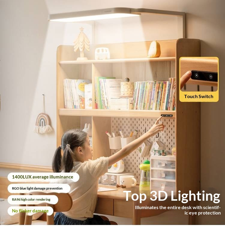 Beech Solid Wood Children's Desk With Adjustable Height