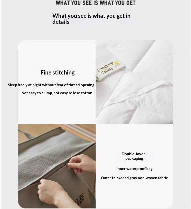 Pure Cotton Soft Mattress — Comfortable and Gentle, Ideal for Home Use