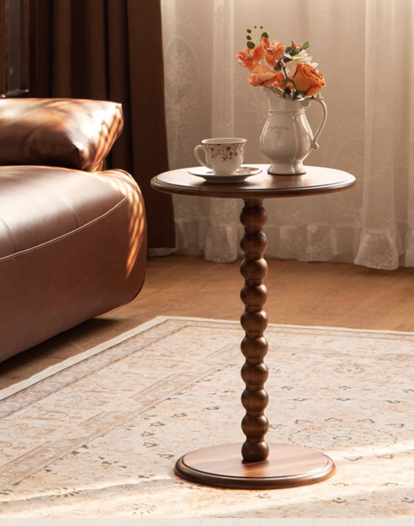 Black Walnut Solid Wood American Retro Style Side Table