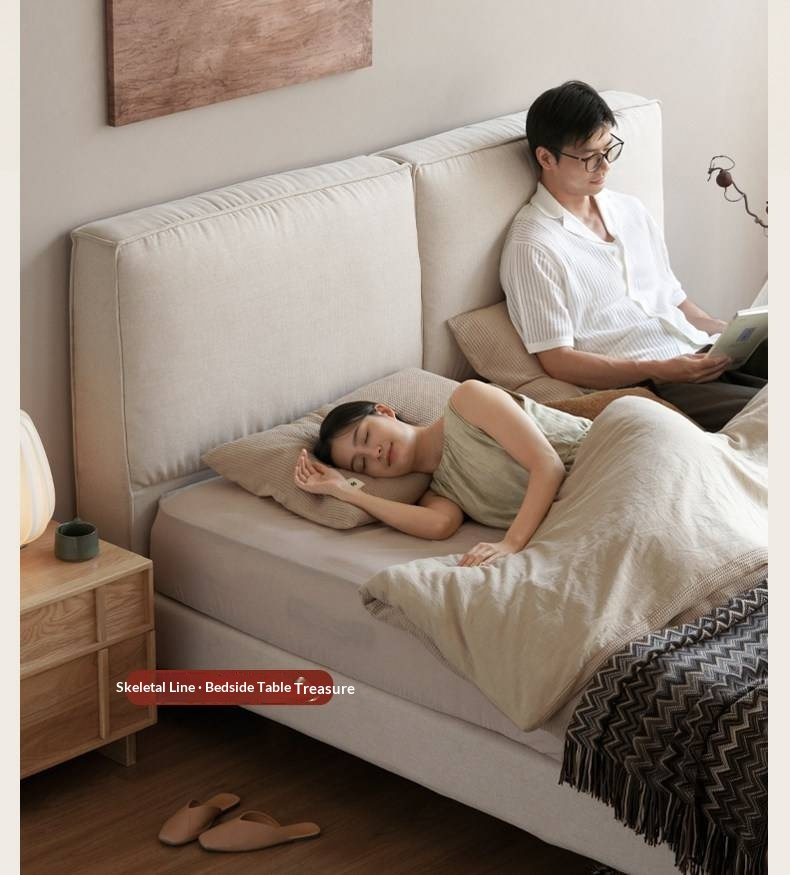 Fabric Suspended Bed Wabi Sabi Style