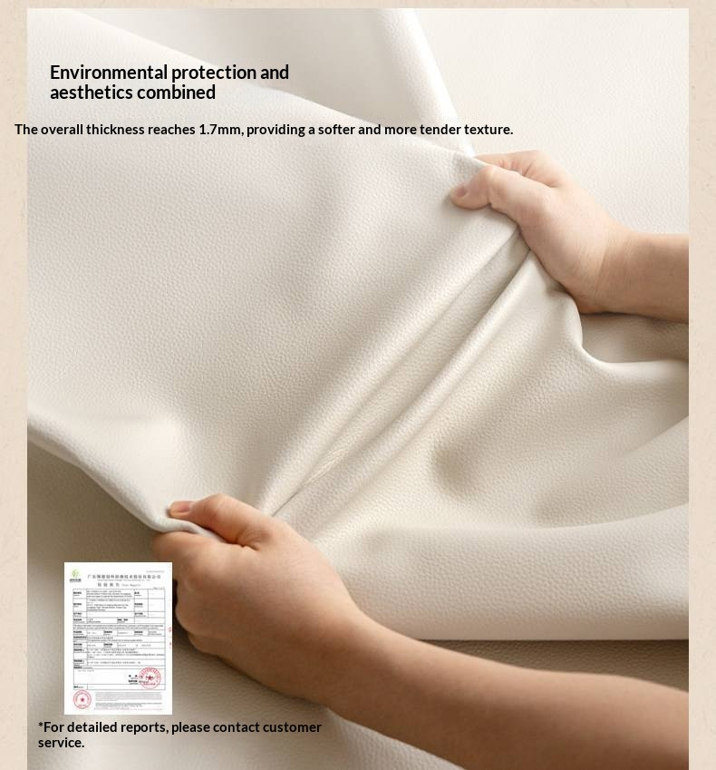 Eco-Friendly Cloud Leather Box Bed — French Retro Style with Wave Ripple Design