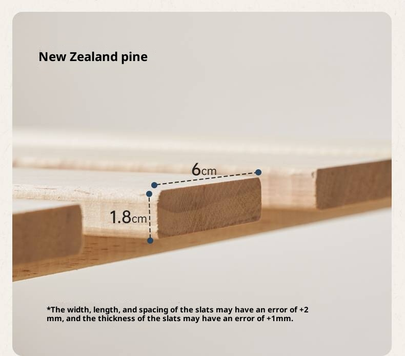 Ash Solid Wood Bed Vintage Style