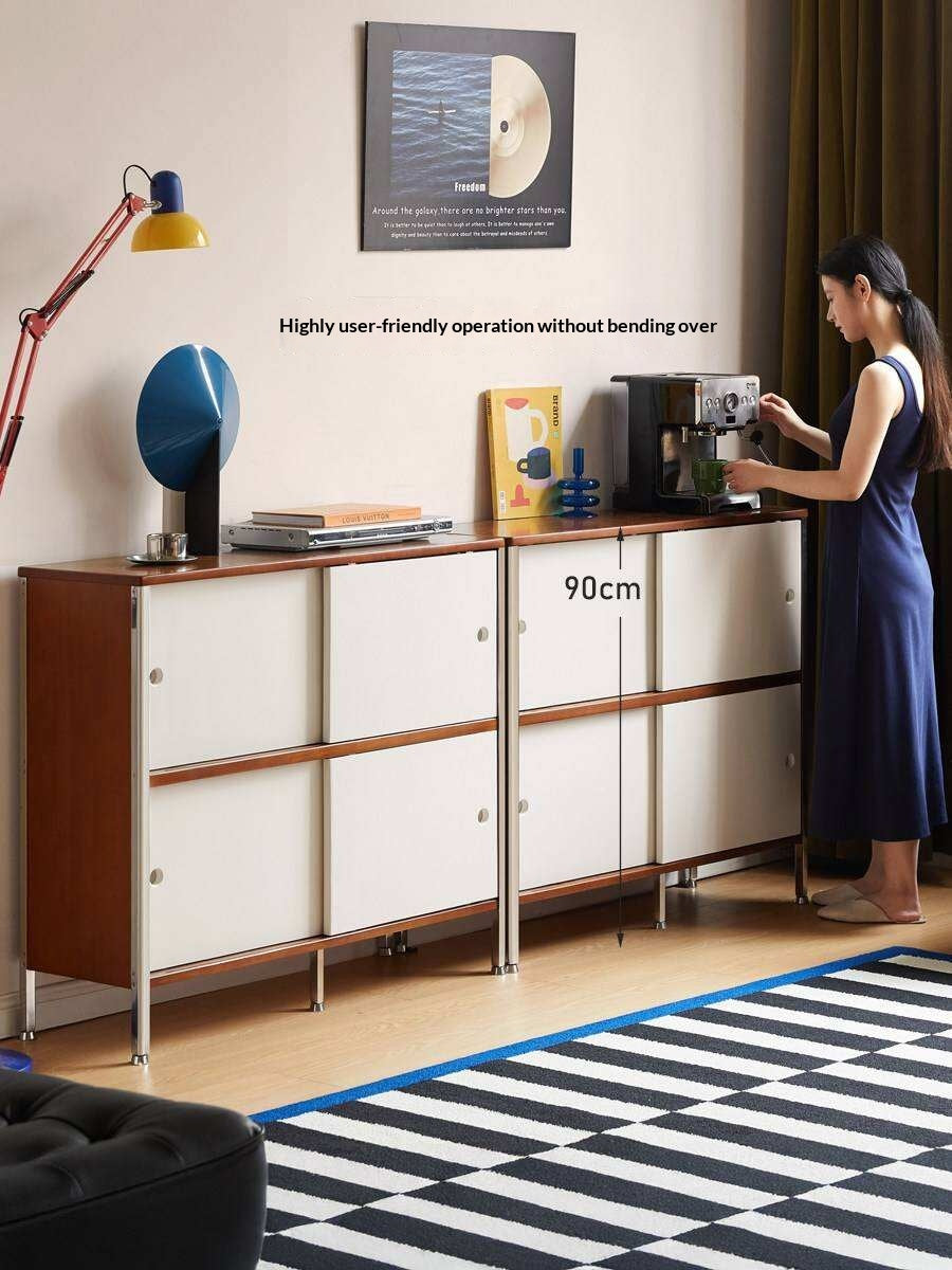 Poplar Solid Wood Bauhaus Style Bookcases Combination