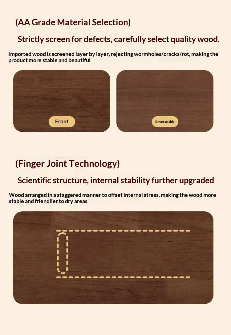 Solid Rubberwood Solid Wood Modern Children's Nightstand