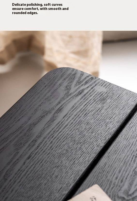 Ash Solid Wood Casual Square Stool