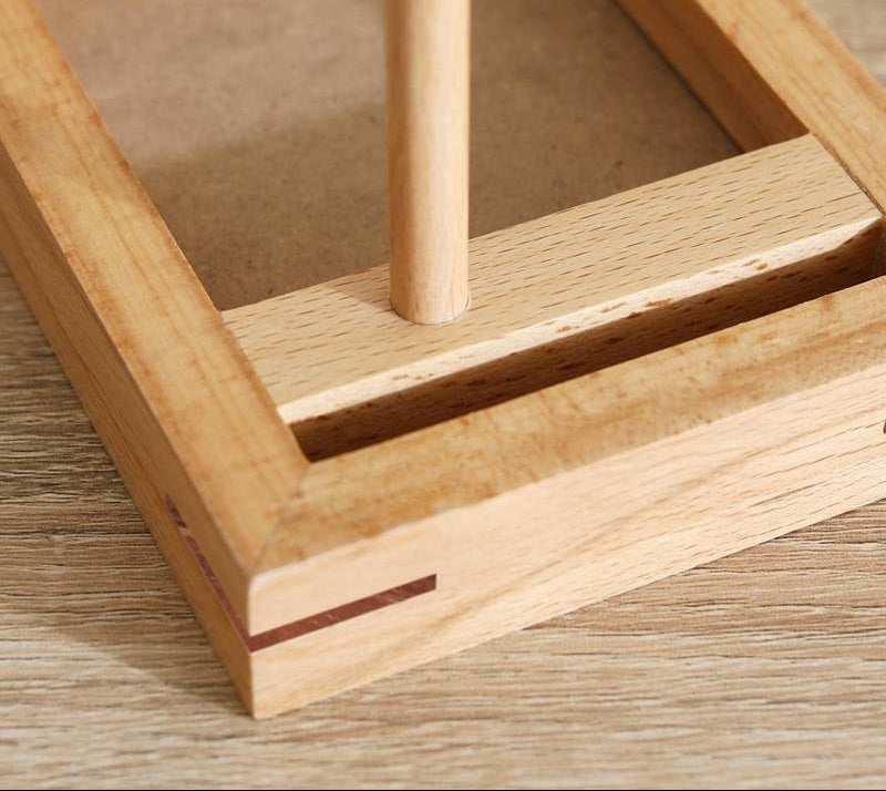 Beech, Black Walnut Solid Wood Nordic Freeze Frame Photo