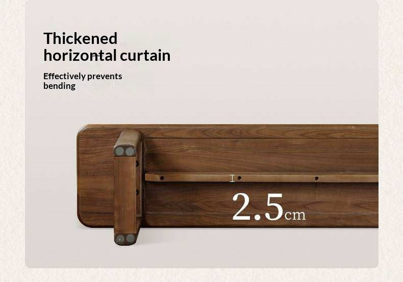 Black Walnut, White Ash Solid Wood Leisure Long Bench