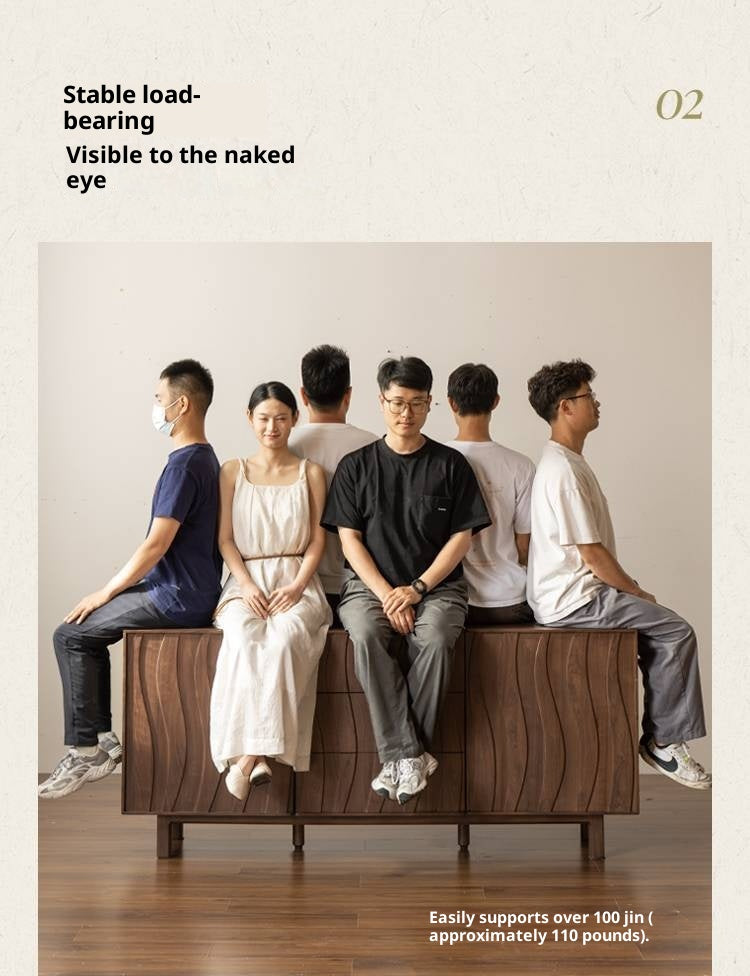 Black Walnut Solid Wood Antique Style Sideboard