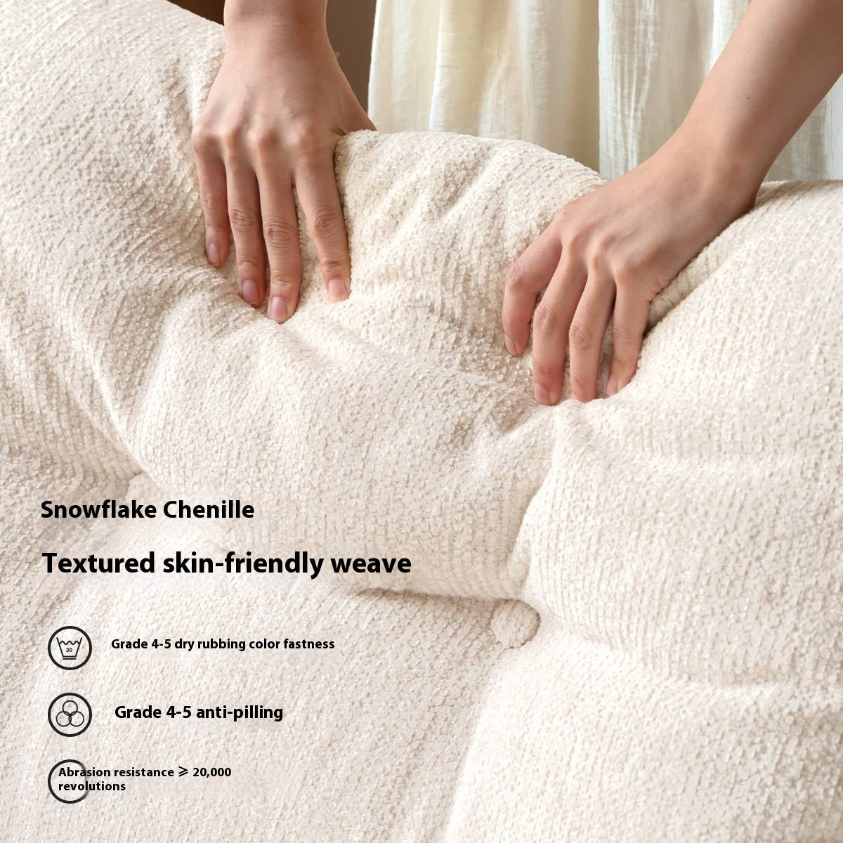 Ash Solid Wood Wabi Sabi Style Single Armchair