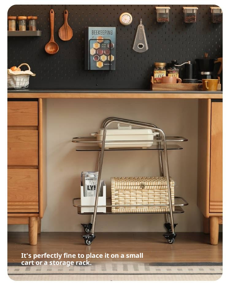 Cherry Solid Wood Rock Plate Sideboard