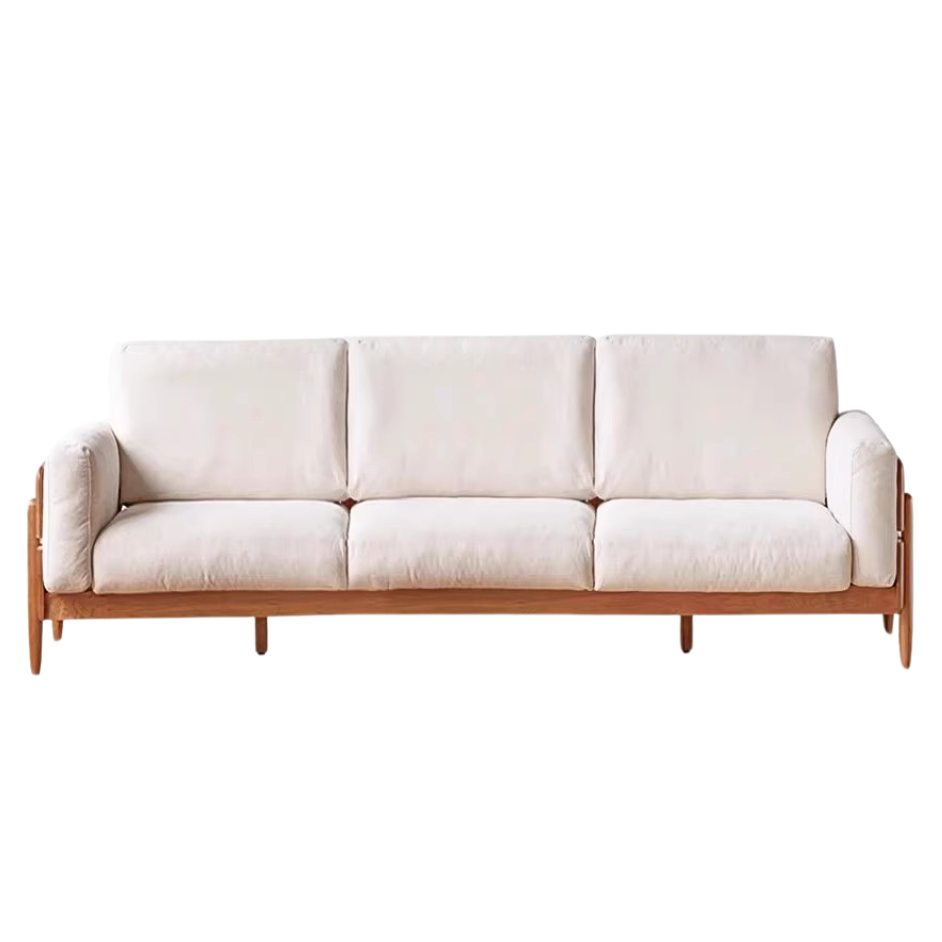 Cherry, Oak Solid Wood Antique Style Sofa.
