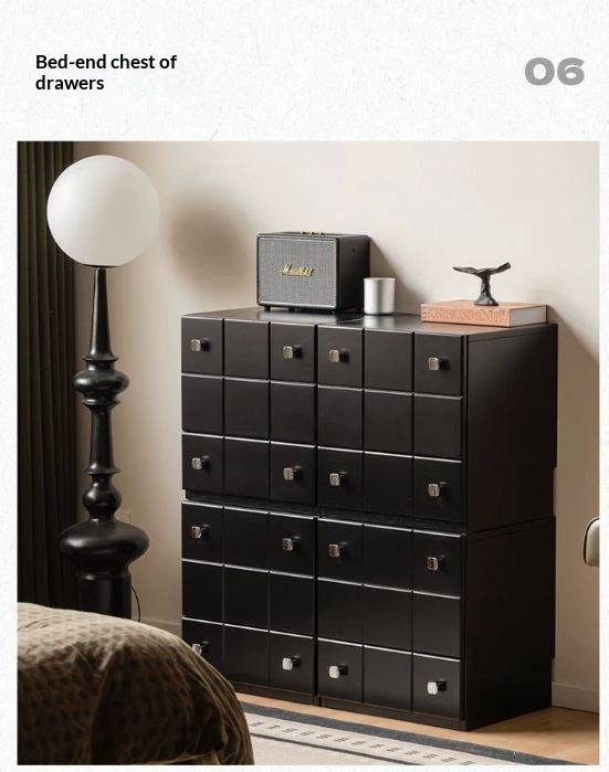 Solid RubberWood Retro Style Side Cabinets
