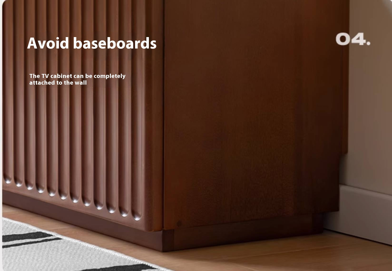 Poplar Solid Wood Antique Style TV Stand.