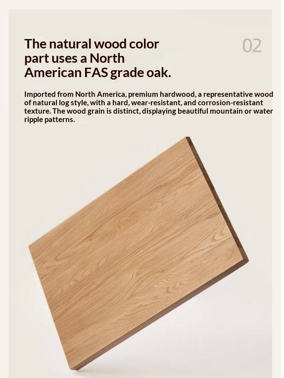 Oak Solid Wood Floor Side Cabinet