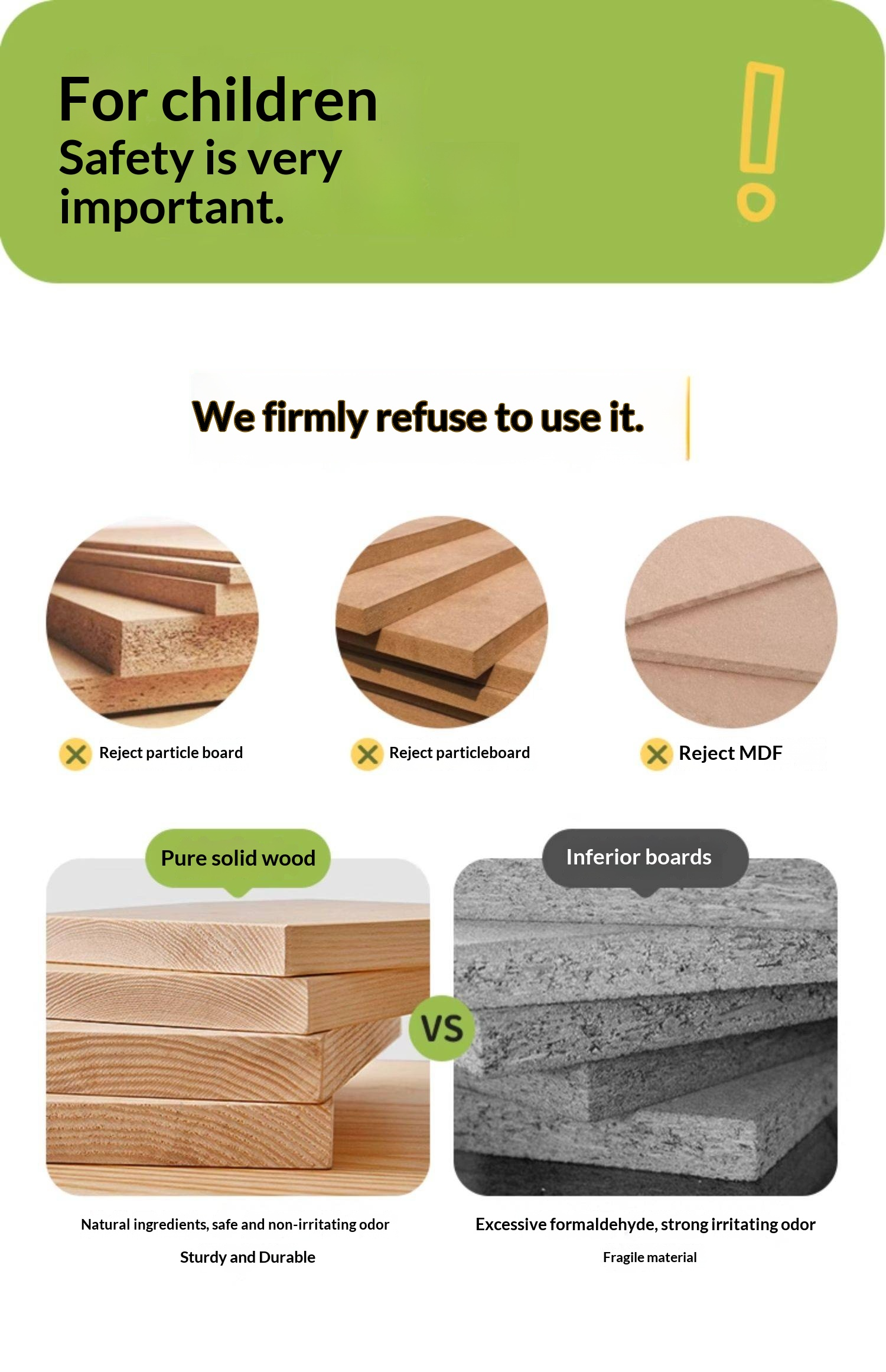 Beech Solid Wood Children's Loft Bed