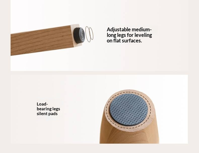 Ash Solid Wood High Backrest Large Bed