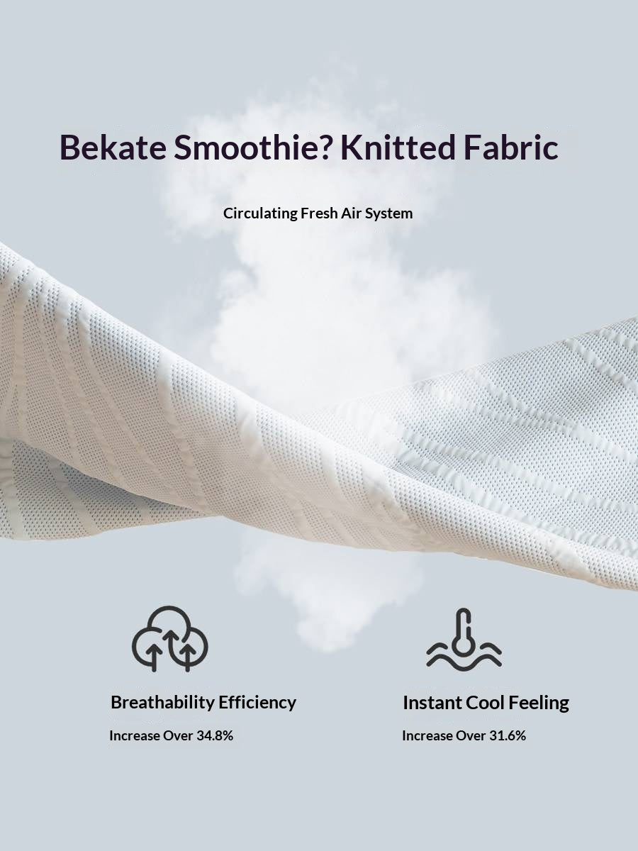 Zero-Glue Hypoallergenic Mattress — Anti-Mite, Breathable Bamboo Charcoal Soft Mattress with Independent Springs