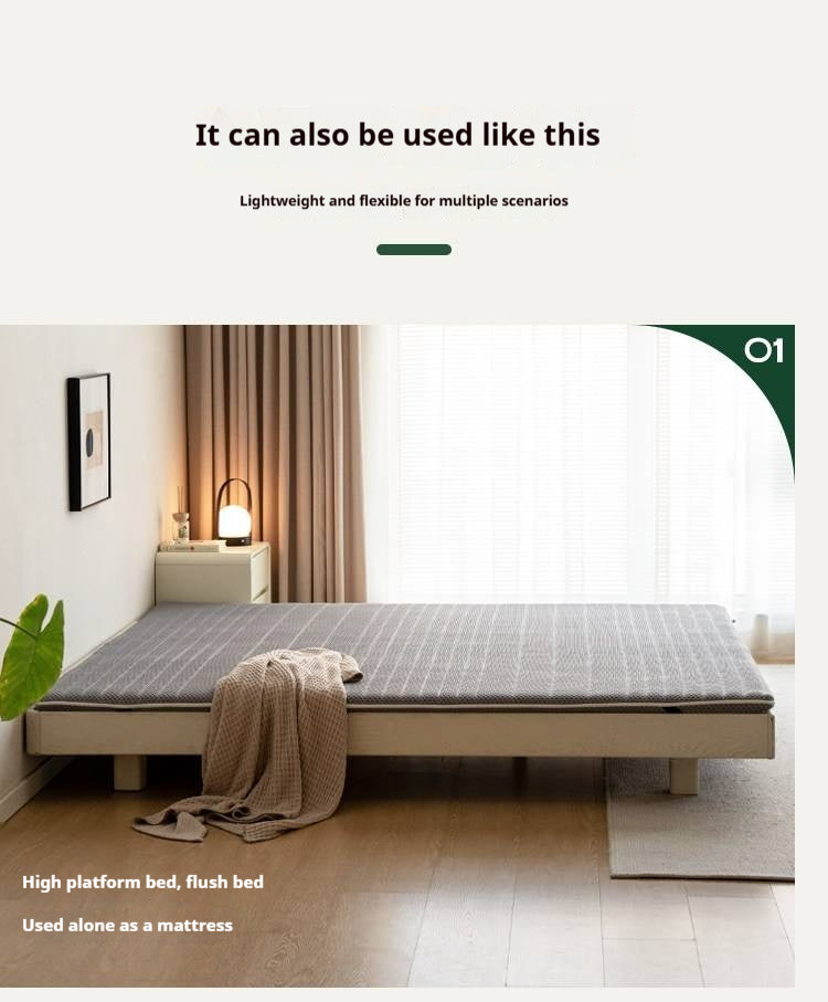 Zero-Glue Coconut Fiber Lumbar Support Firm Mattress — Removable, Washable, Latex Thin Mattress