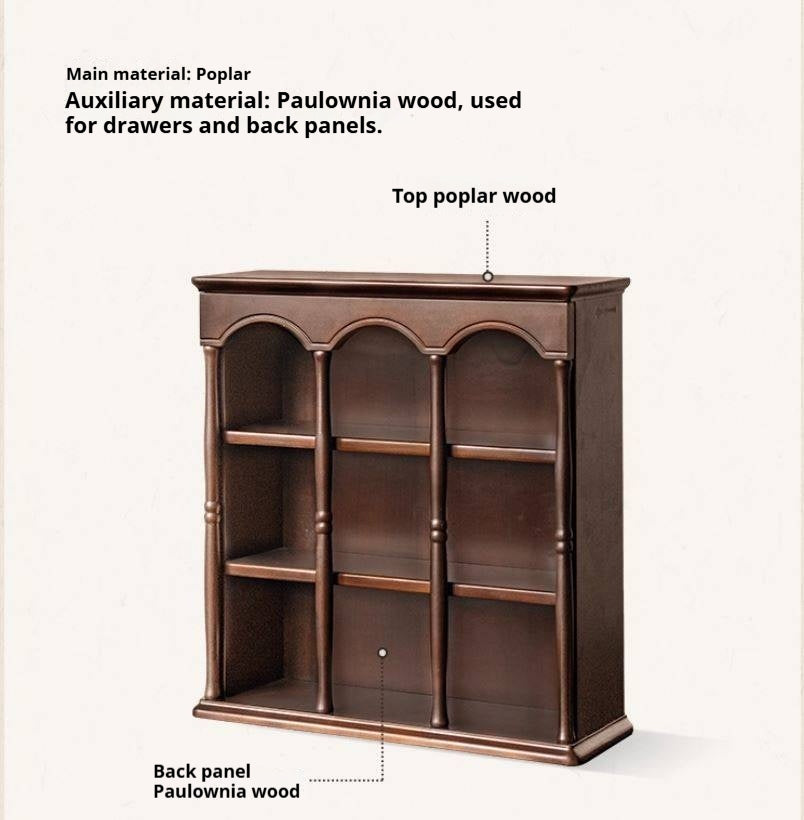 Poplar Solid Wood Wall Cabinet
