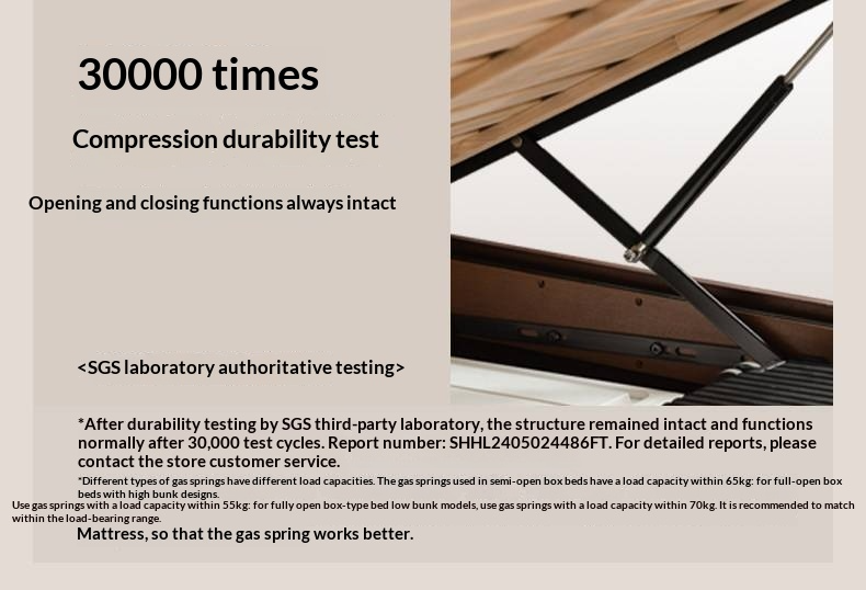 Oak Solid Wood Box Bed — Modern Minimalist Design