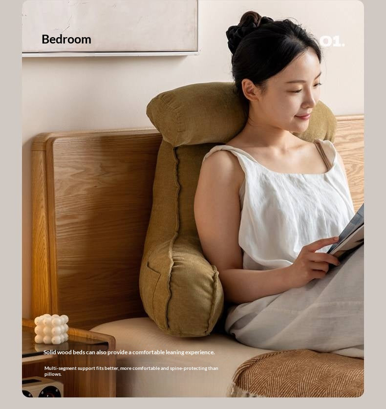 Headboard with Large Upholstered Reading Backrest