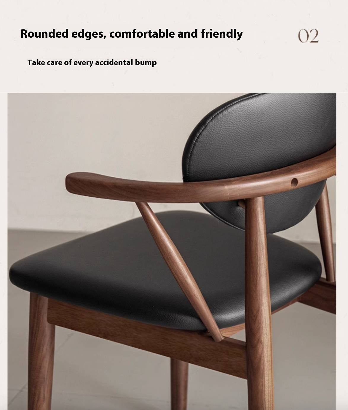 Black Walnut, Red Oak, Golden Sandalwood, White Ash, Ash Dining Armchair