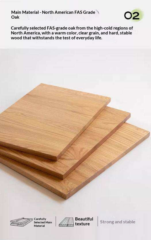 Oak Solid Wood Tatami Tea Chair Low Back