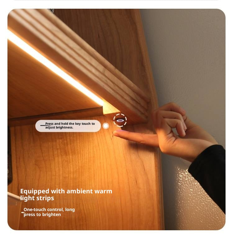 Cherry Solid Wood Rock Plate Sideboard