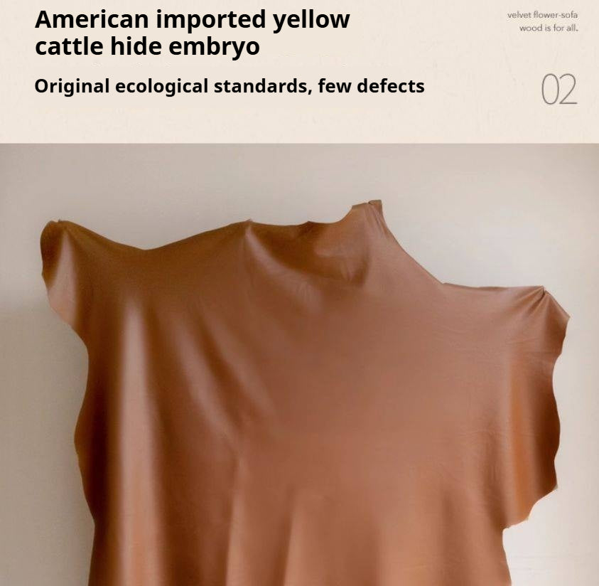 Genuine Top-Grain Leather Sofa – Modern