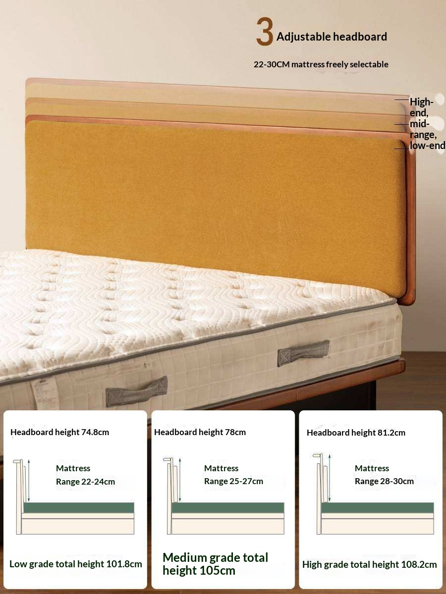 Poplar Solid Wood Soft Suspended Box Bed