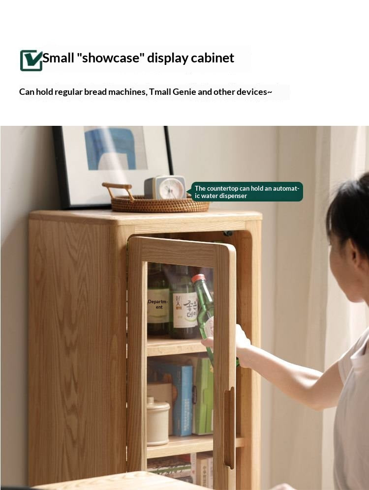 Oak Solid Wood Nordic Side Cabinet