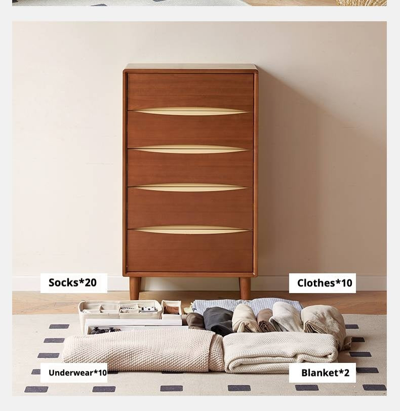 Poplar Solid Wood Antique Style Chest of Drawers.