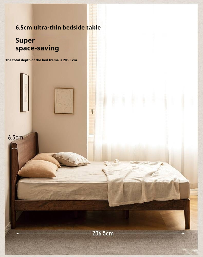 Ash, North American Black Walnut High Head Bed