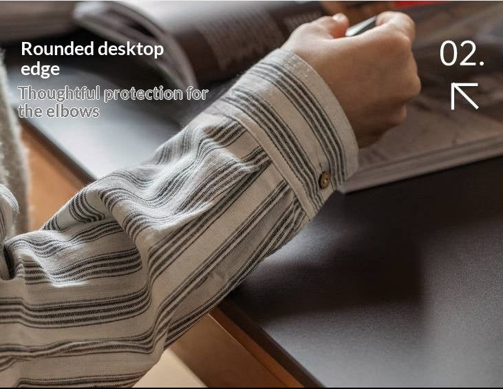 Cherry Solid Wood Extendable Slab Dining Table