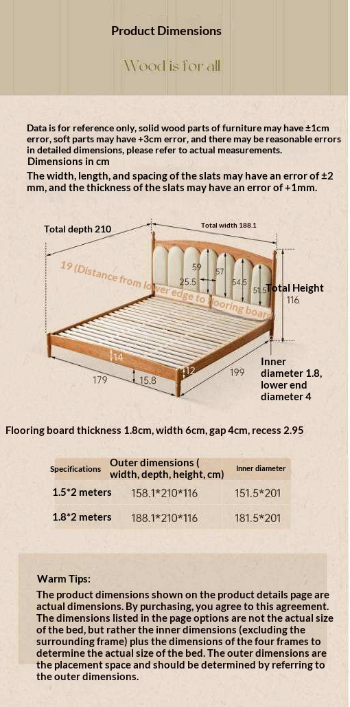 Cherry Solid Wood Genuine Leather, Velvet French-Inspired Scalloped Headboard Bed