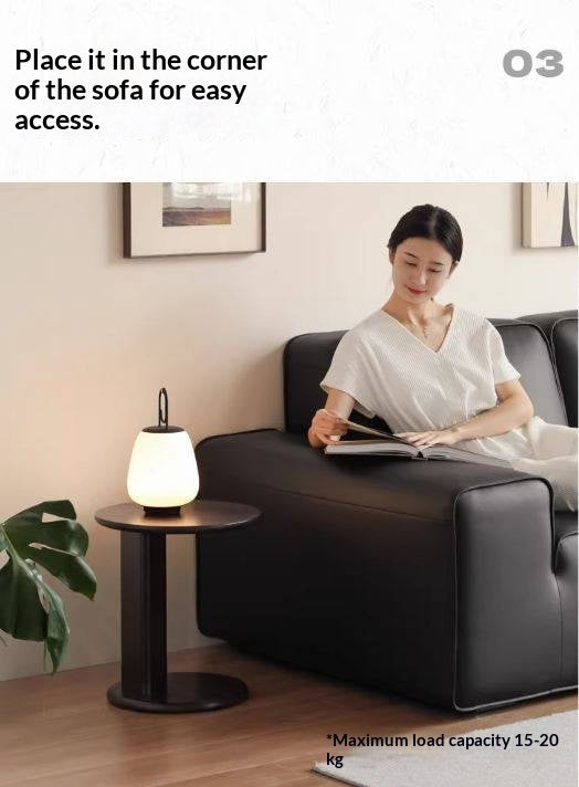 Ash Solid Wood Nordic Aesthetic Top Slab Coffee Table