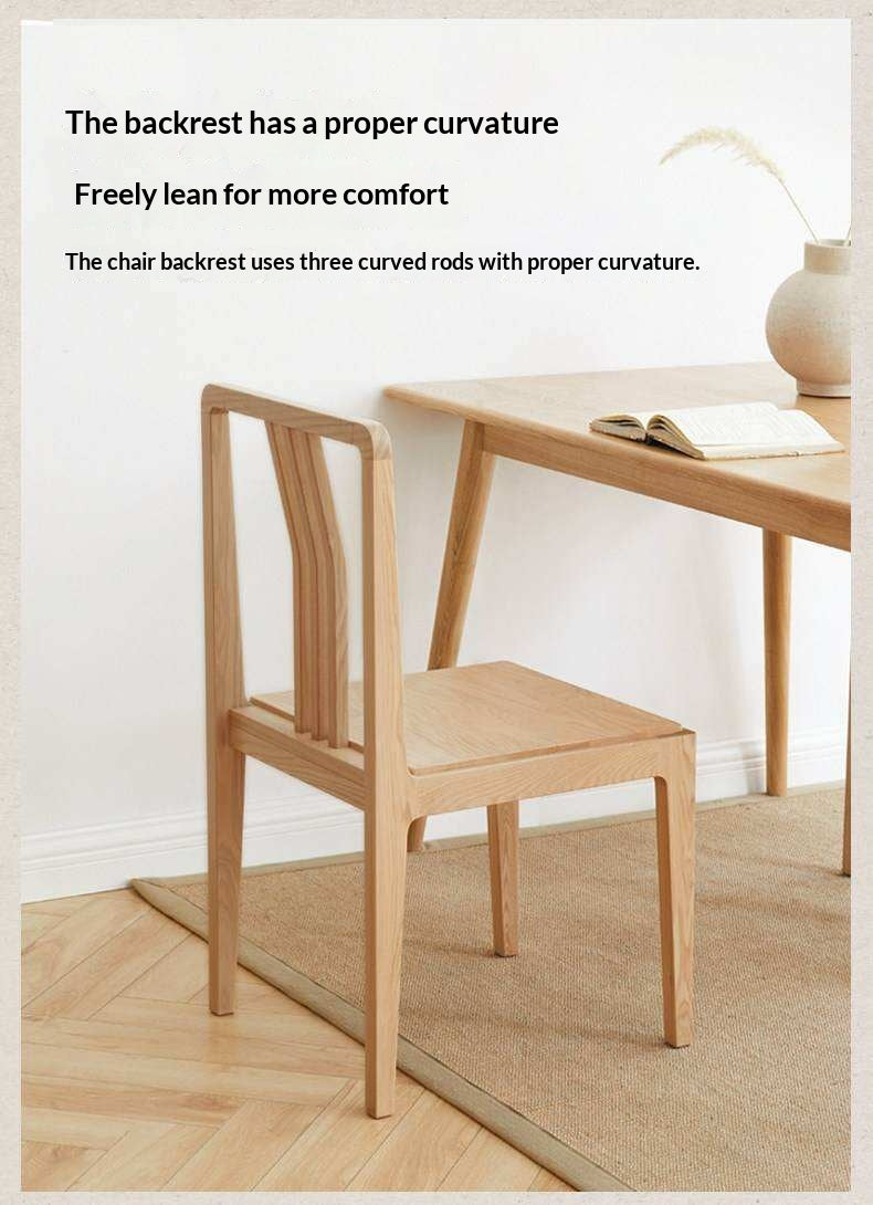 Set 4pcs Black Walnut, Ash Solid Wood Dining Chair