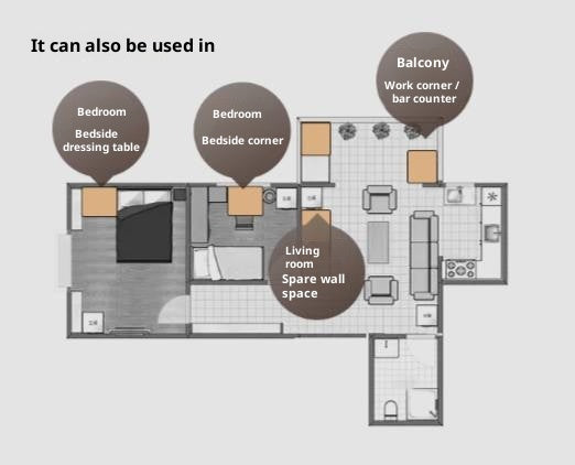 Black Walnut Solid Wood Modern Nordic Style Side Cabinet