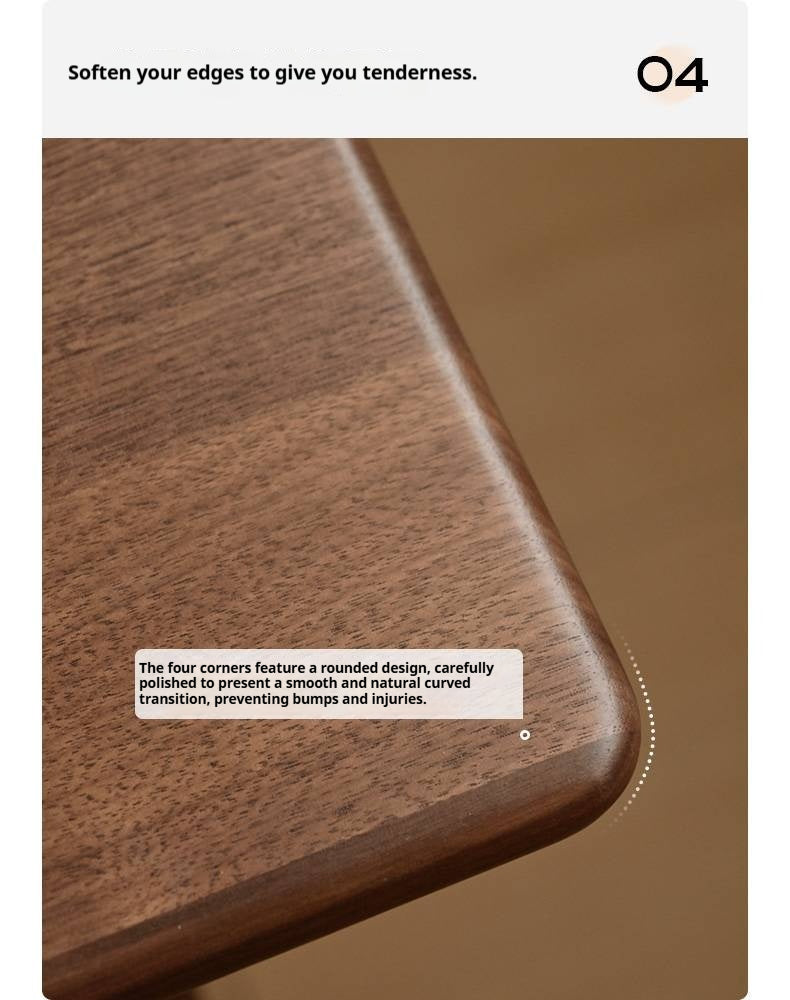 Black Walnut Solid Wood Dining Table