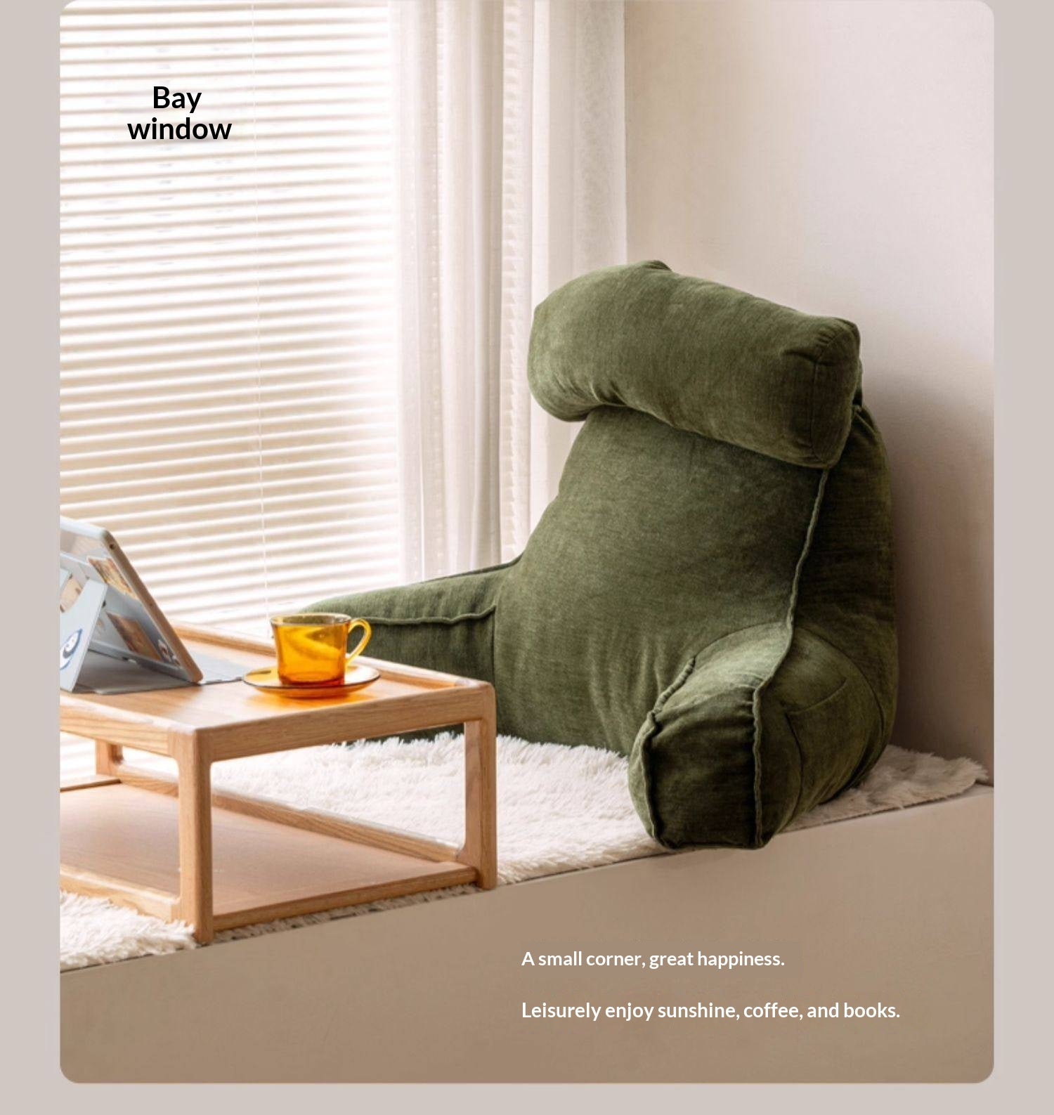 Headboard with Large Upholstered Reading Backrest