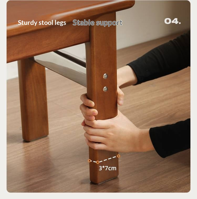 Tulipwood Solid Wood Vintage Style Long Bench